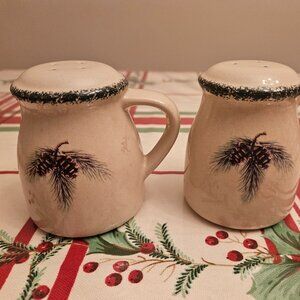 Vintage Northwoods Salt and Pepper Shakers